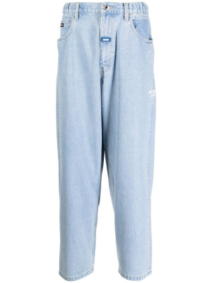 

Five-pocket straight leg jeans, AAPE BY *A BATHING APE® Five-pocket straight leg jeans
