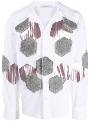 

Danh appliqué shirt, Kiko Kostadinov Danh appliqué shirt