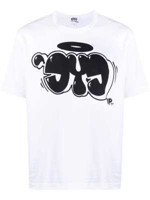 

Graffiti-print T-shirt, Junya Watanabe MAN Graffiti-print T-shirt
