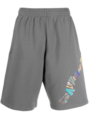 

Slogan-print Bermuda shorts, Martine Rose Slogan-print Bermuda shorts