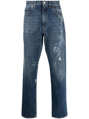

Painter-wash straight jeans, Martine Rose Painter-wash straight jeans