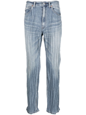 

Crinkle straight-leg jeans, Martine Rose Crinkle straight-leg jeans