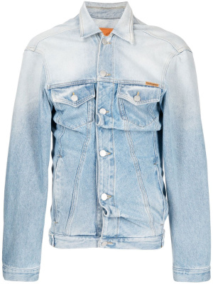 

Ruched denim jacket, Martine Rose Ruched denim jacket