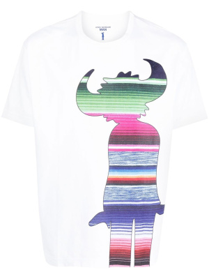 

Graphic-print cotton T-shirt, Junya Watanabe MAN Graphic-print cotton T-shirt