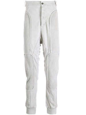 

Panelled drop-crotch cotton trousers, Masnada Panelled drop-crotch cotton trousers