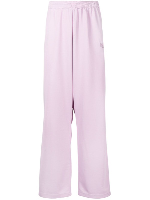 

Logo side-stripe wide leg track trousers, Martine Rose Logo side-stripe wide leg track trousers
