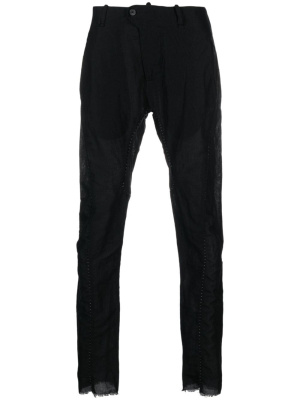 

Exposed-seam tapered-leg trousers, Masnada Exposed-seam tapered-leg trousers