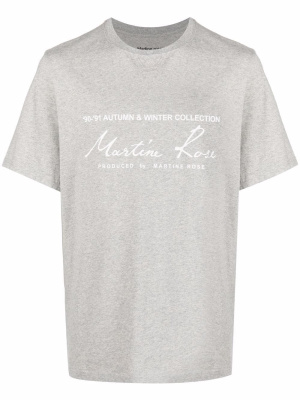 

Logo-print T-shirt, Martine Rose Logo-print T-shirt