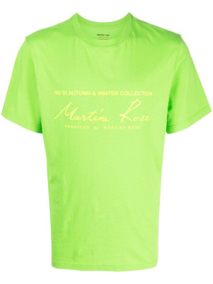 

Logo-print cotton T-shirt, Martine Rose Logo-print cotton T-shirt