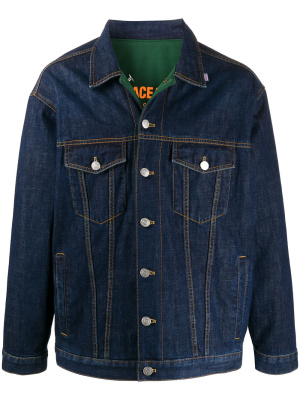 

Reversible buttoned denim jacket, Martine Rose Reversible buttoned denim jacket