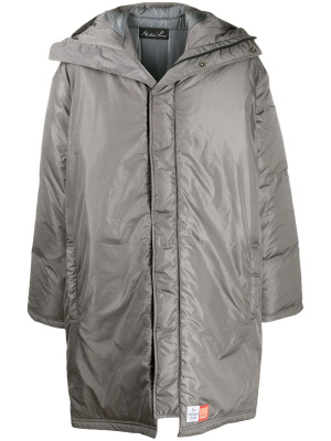 

Hooded padded coat, Martine Rose Hooded padded coat