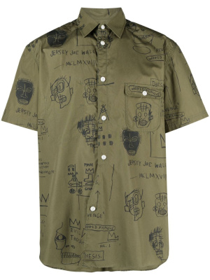 

Graphic-print short-sleeve shirt, Junya Watanabe MAN Graphic-print short-sleeve shirt