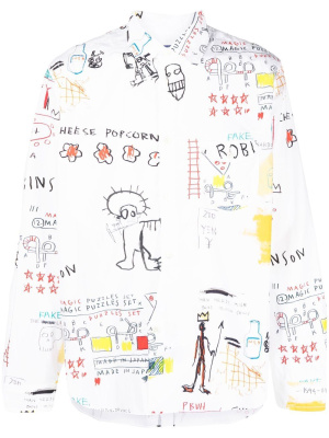 

Graphic-print long-sleeved shirt, Junya Watanabe MAN Graphic-print long-sleeved shirt