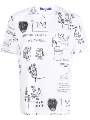 

X Basquiat graphic-print cotton T-shirt, Junya Watanabe MAN X Basquiat graphic-print cotton T-shirt