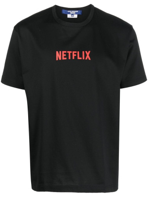 

Netflix-print cotton T-shirt, Junya Watanabe MAN Netflix-print cotton T-shirt