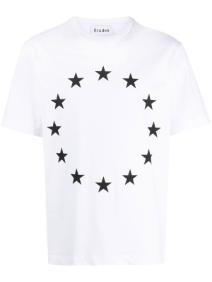 

Star-print organic cotton T-shirt, Etudes Star-print organic cotton T-shirt