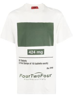 

Logo-print T-shirt, 424 Logo-print T-shirt