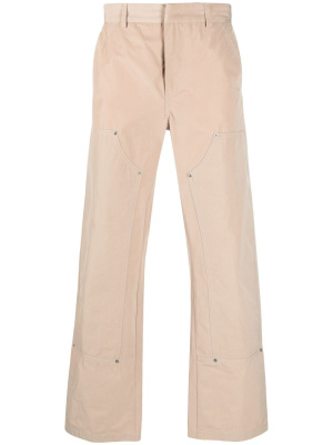 

Rivet-detail wide leg trousers, 424 Rivet-detail wide leg trousers