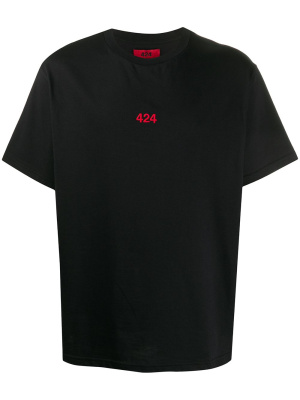 

Logo-embroidered short-sleeved T-shirt, 424 Logo-embroidered short-sleeved T-shirt