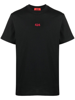 

Embroidered logo T-shirt, 424 Embroidered logo T-shirt