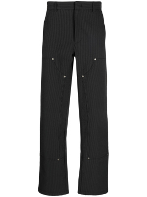 

Stripe-pattern straight-leg trousers, 424 Stripe-pattern straight-leg trousers