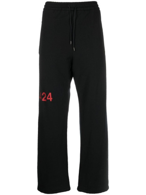 

Logo-print detail track pants, 424 Logo-print detail track pants