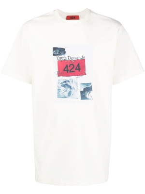 

Graphic-logo-print T-shirt, 424 Graphic-logo-print T-shirt