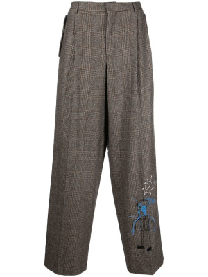 

Graphic-print wide-leg trousers, Etudes Graphic-print wide-leg trousers