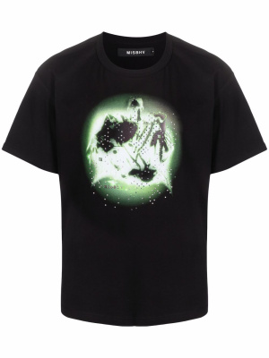 

Graphic-print cotton T-shirt, MISBHV Graphic-print cotton T-shirt
