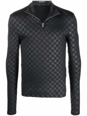 

Monogram-print long-sleeve top, MISBHV Monogram-print long-sleeve top