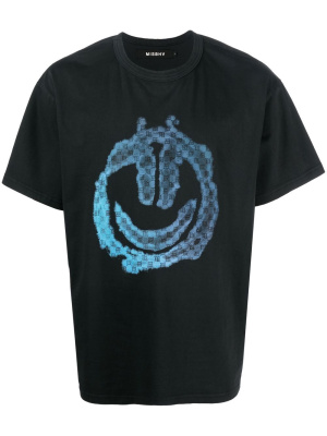 

Monongram smiley-print T-shirt, MISBHV Monongram smiley-print T-shirt