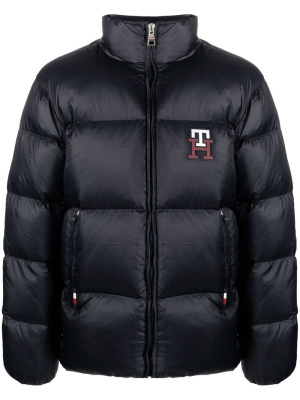 

Logo-patch down-padded jacket, Tommy Hilfiger Logo-patch down-padded jacket