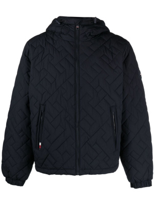 

Monogram-pattern hooded jacket, Tommy Hilfiger Monogram-pattern hooded jacket