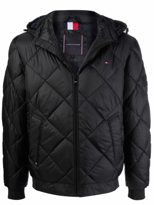 

Quilted hooded jacket, Tommy Hilfiger Quilted hooded jacket