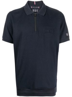 

Embossed-logo polo shirt, Tommy Hilfiger Embossed-logo polo shirt