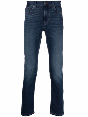 

Low-rise straight-leg denim trousers, Tommy Hilfiger Low-rise straight-leg denim trousers