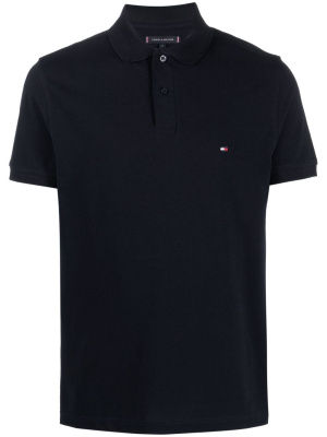 

Logo-embroidered cotton polo shirt, Tommy Hilfiger Logo-embroidered cotton polo shirt