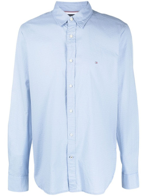 

Spread-collar cotton shirt, Tommy Hilfiger Spread-collar cotton shirt