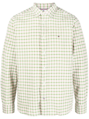 

Gingham-pattern cotton shirt, Tommy Hilfiger Gingham-pattern cotton shirt