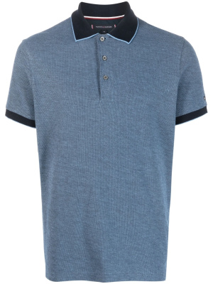 

Logo-patch cotton polo shirt, Tommy Hilfiger Logo-patch cotton polo shirt