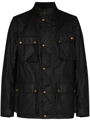 

Fieldmaster single-breasted waxed jacket, Belstaff Fieldmaster single-breasted waxed jacket