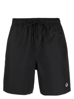 

Embroidered-logo swim shorts, Fred Perry Embroidered-logo swim shorts