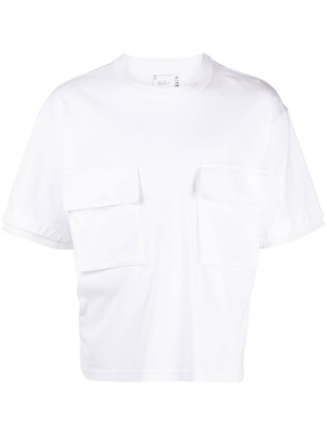 

Multi-panel cotton T-shirt, Sacai Multi-panel cotton T-shirt