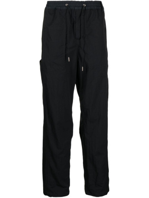 

Drawstring-waist straight-leg trousers, Sacai Drawstring-waist straight-leg trousers