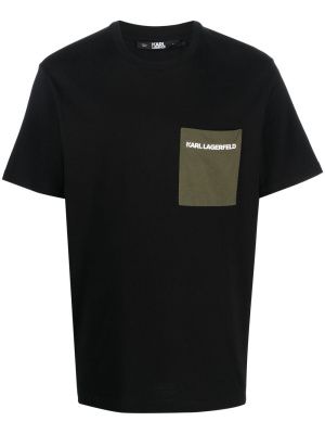

Contrast-pocket T-shirt, Karl Lagerfeld Contrast-pocket T-shirt