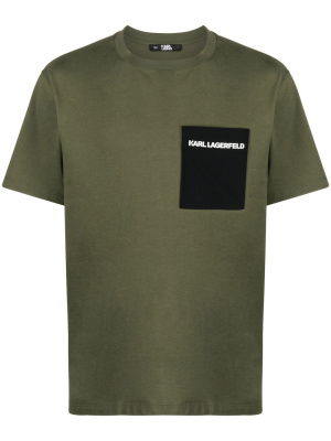 

Contrast-pocket T-shirt, Karl Lagerfeld Contrast-pocket T-shirt