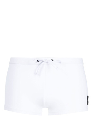 

Logo-print drawstring trunks, Karl Lagerfeld Logo-print drawstring trunks