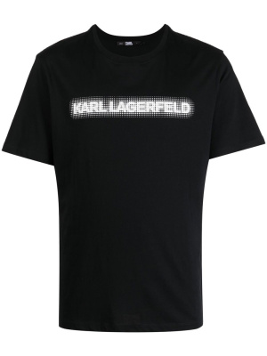 

Logo-print detail T-shirt, Karl Lagerfeld Logo-print detail T-shirt