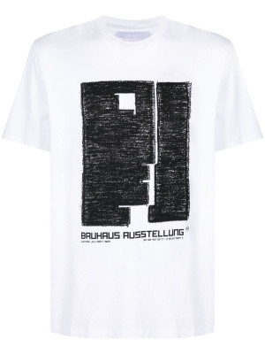 

Bauhaus graphic-print T-shirt, Neil Barrett Bauhaus graphic-print T-shirt