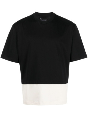 

Two-tone cotton T-shirt, Neil Barrett Two-tone cotton T-shirt